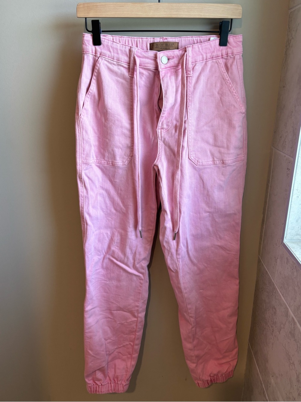 Judy Blue Soft Pink Jogger Jeans